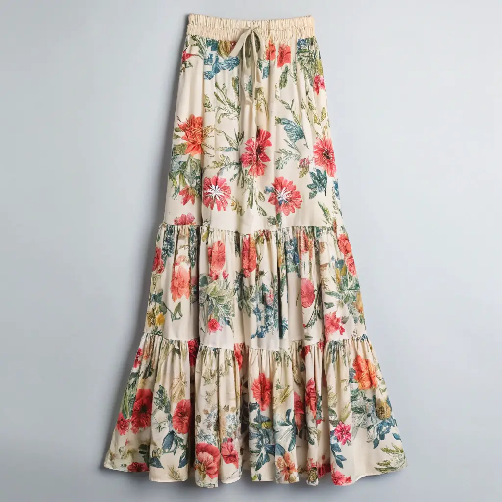 Floral Maxi Skirt